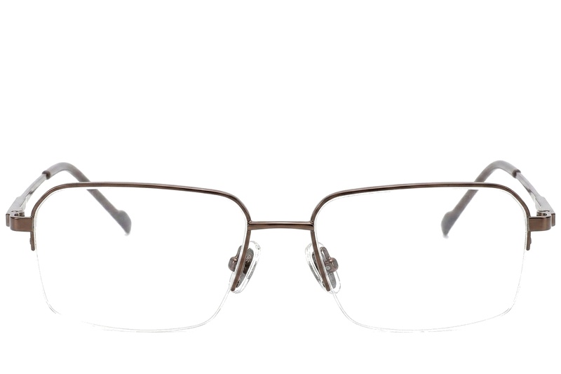 BS2012-1866_Brown_Semi-rimless_Titanium_Glasses_corner-front
