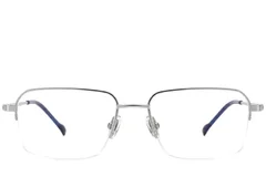 BS2012-1867_Silver_Semi-rimless_Titanium_Glasses_corner-front