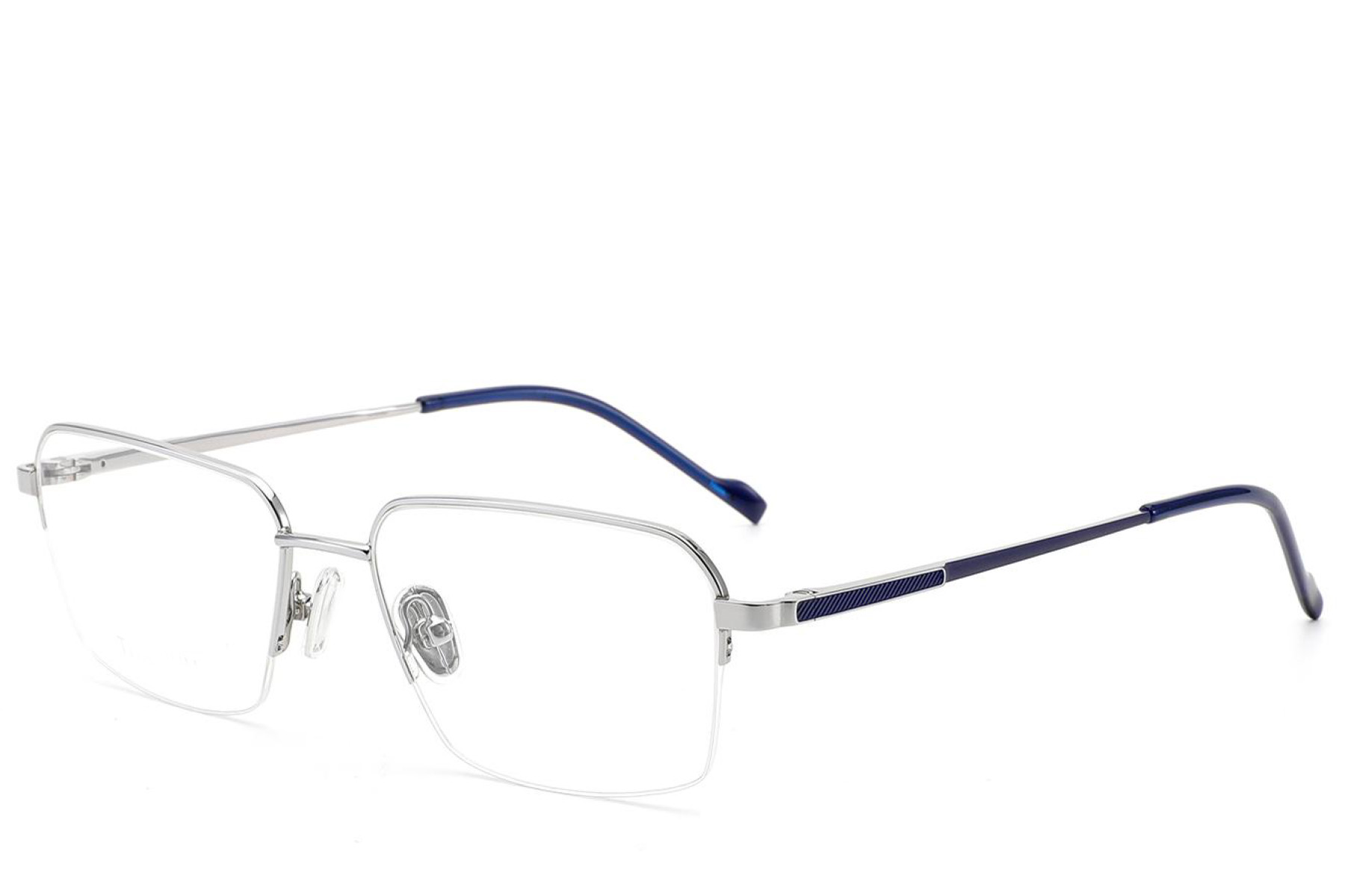 BS2012-1867_Silver_Semi-rimless_Titanium_Glasses_corner