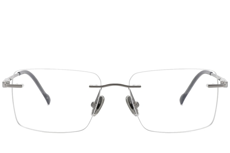 BS2012-1870_Grey_Rectangular_Titanium_Glasses_corner-front