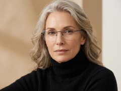 BS2012-1873_Black_Rectangular_Titanium_Glasses_corner-tryon_female