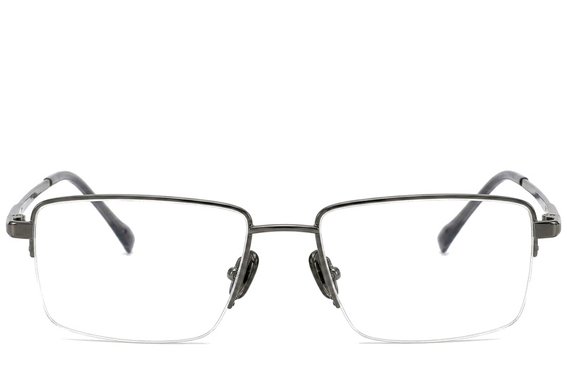 BS2012-1880_Grey_Semi-rimless_Titanium_Glasses_corner-front