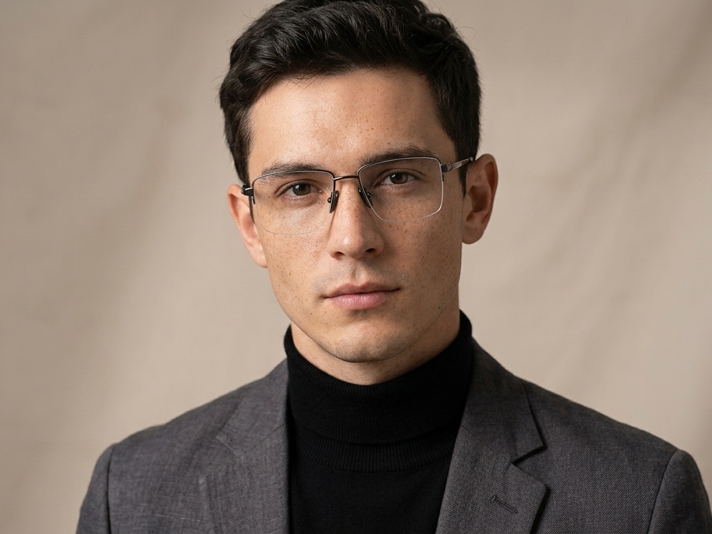 BS2012-1880_Grey_Semi-rimless_Titanium_Glasses_corner-tryon_male