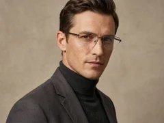 BS2012-1881_Brown_Semi-rimless_Titanium_Glasses_corner-tryon_male