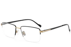 BS2012-1883_Black_Semi-rimless_Titanium_Glasses_corner