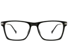 BS2012-1889_Black_Rectangular_Titanium_Glasses_corner-front