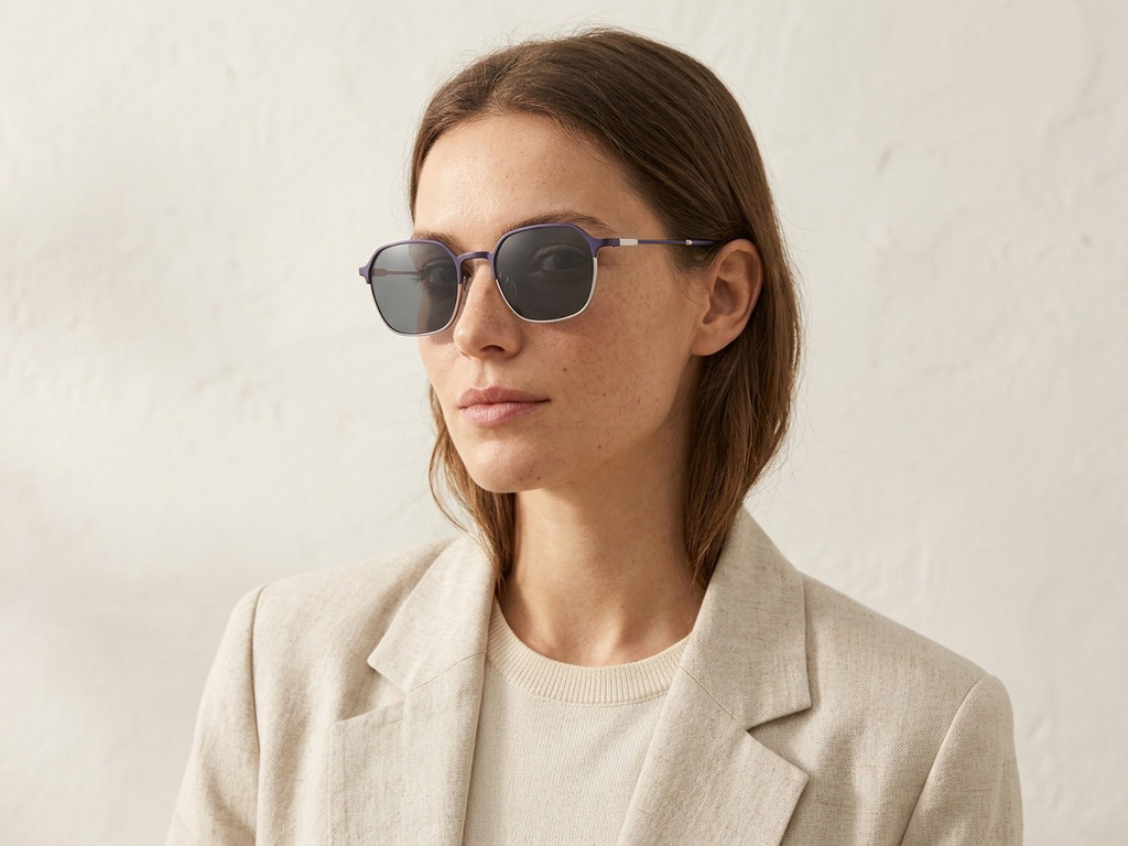 BS2012-1903_Silver_Rectangular_Metal_Sunglasses_corner-tryon_female