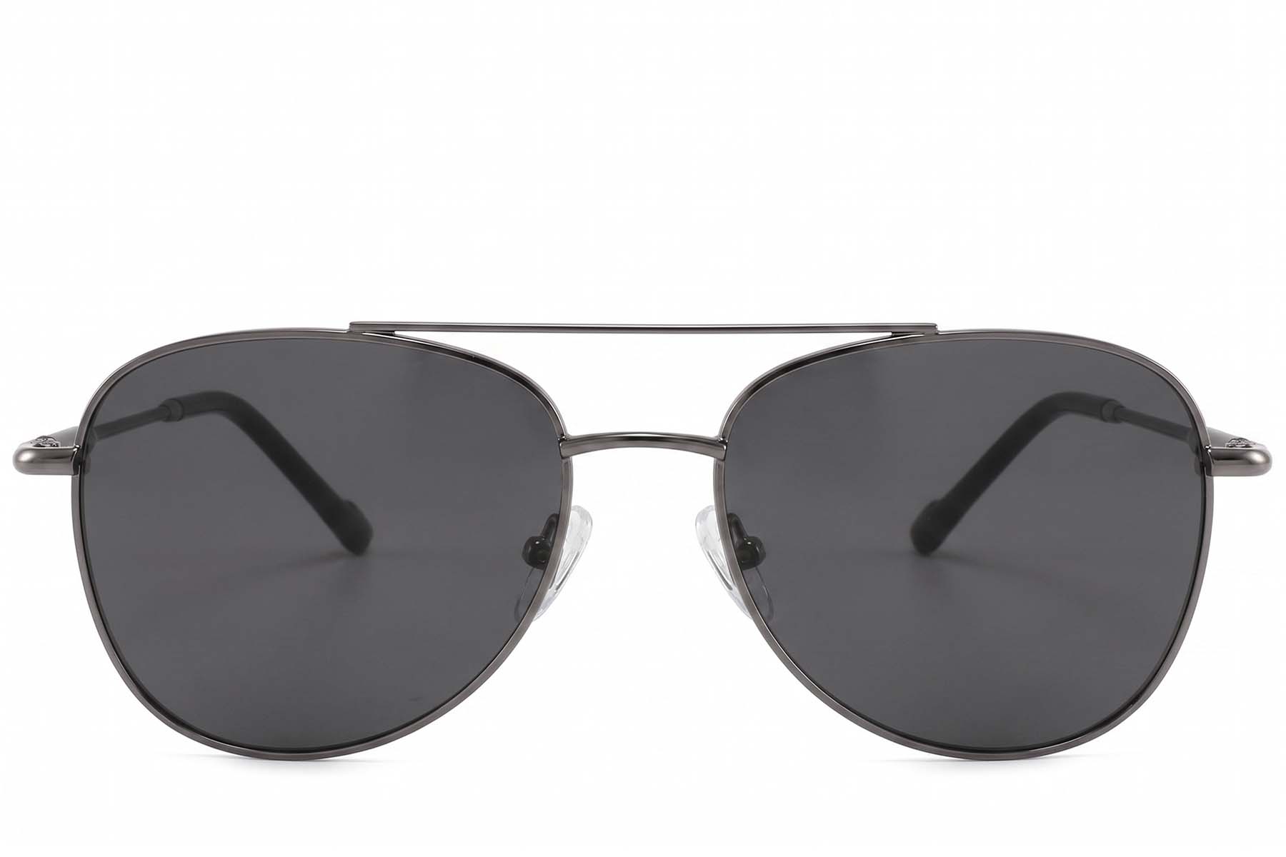BS2012-1916_Grey_Aviator_Metal_Sunglasses_corner-front