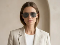 BS2012-1916_Grey_Aviator_Metal_Sunglasses_corner-tryon_female