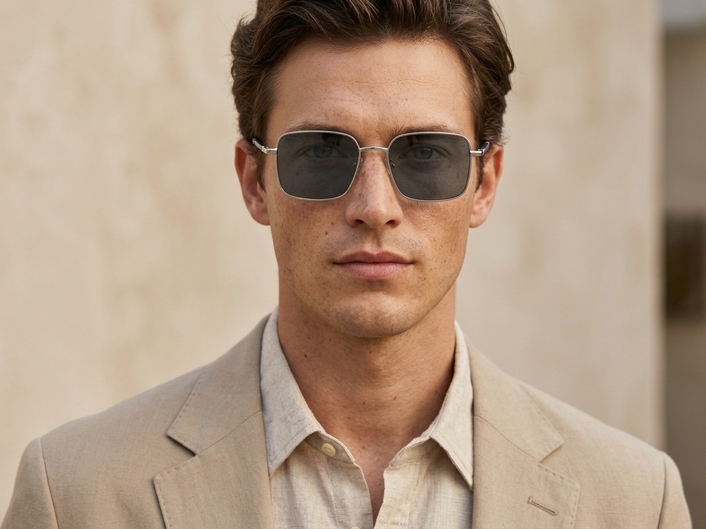 BS2012-1923_Silver_Rectangular_Metal_Sunglasses_corner-tryon_male