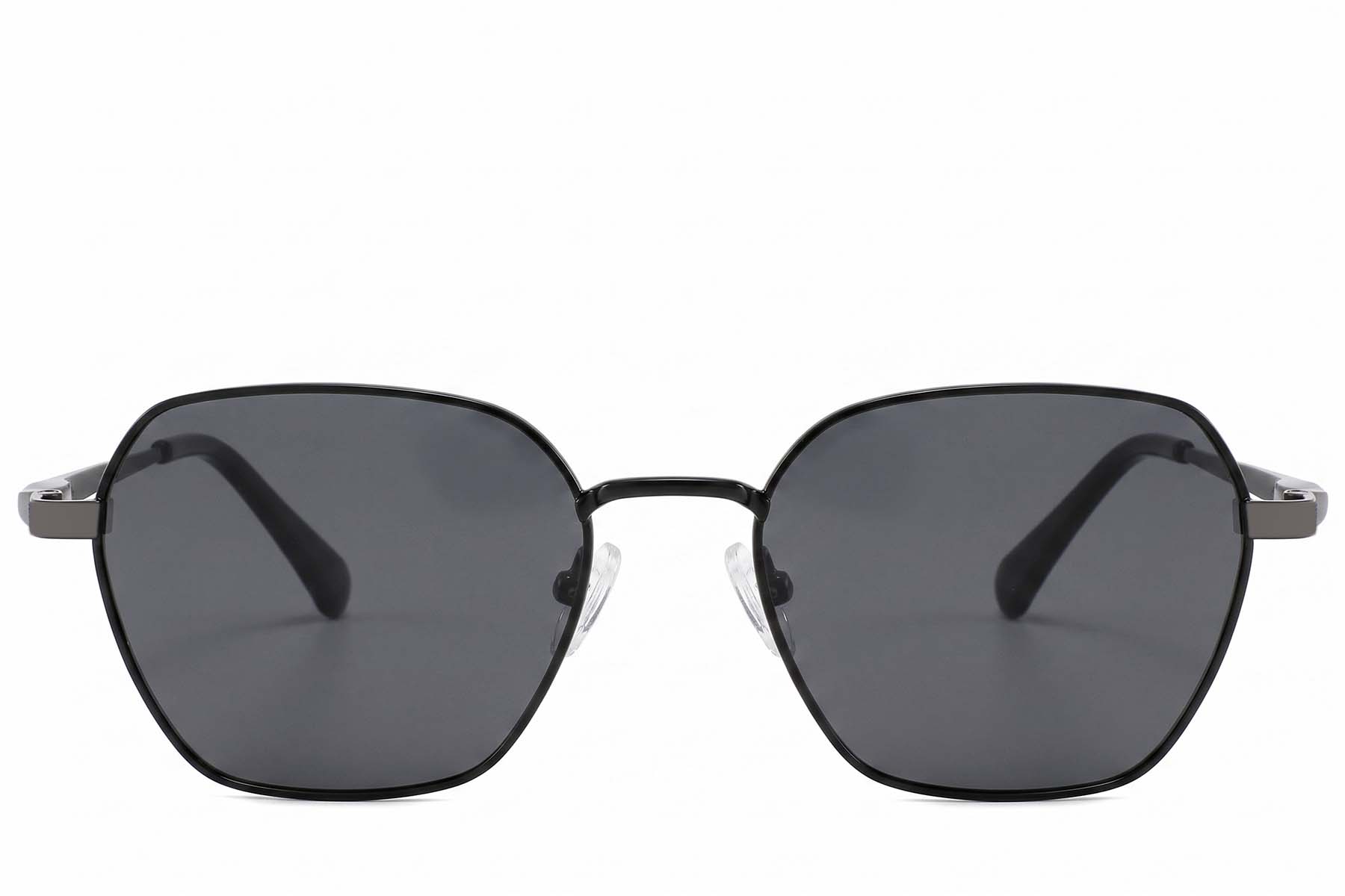 BS2012-1935_Black_Rectangular_Metal_Sunglasses_corner-front