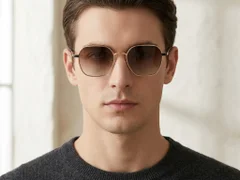 BS2012-1939_Golden_Rectangular_Metal_Sunglasses_corner-tryon_male
