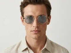 BS2012-1962_Golden_Oval_Metal_Sunglasses_corner-tryon_male