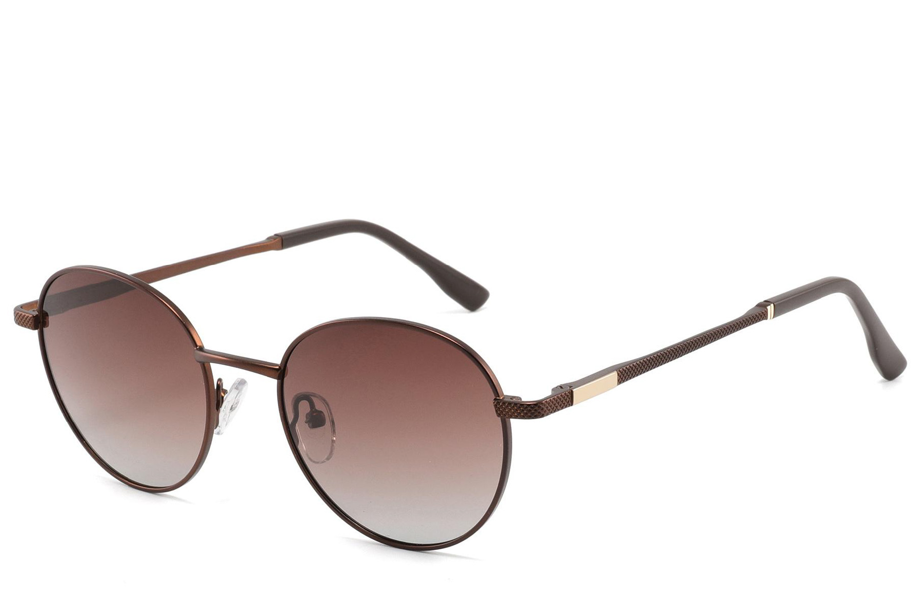 BS2012-1964_Brown_Oval_Metal_Sunglasses_corner
