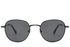 BS2012-1965_Black_Oval_Metal_Sunglasses_front