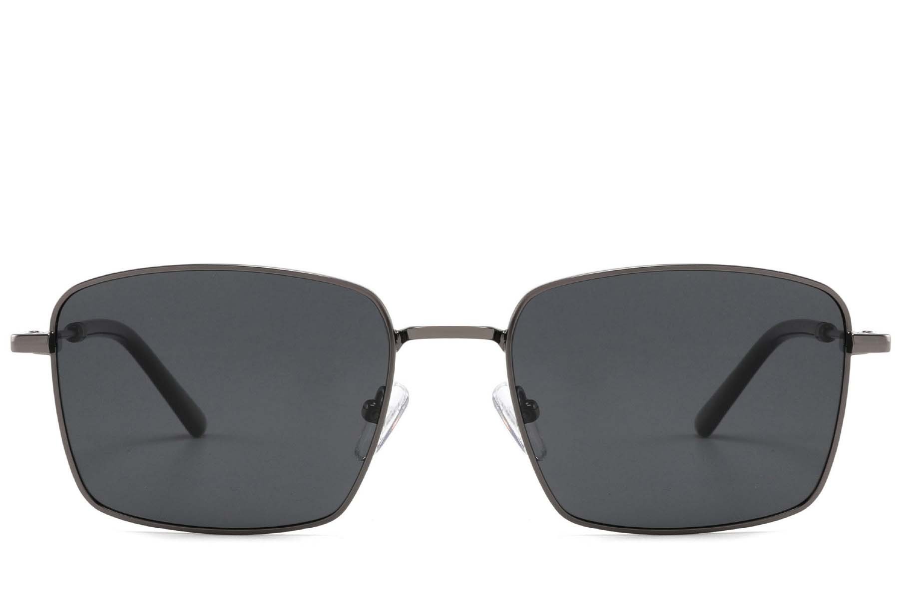 BS2012-1971_Grey_Rectangular_Metal_Sunglasses_front