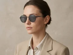 BS2012-1975_Black_Oval_Metal_Sunglasses-tryon_female