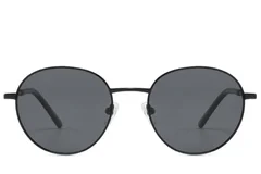 BS2012-1975_Black_Oval_Metal_Sunglasses_front