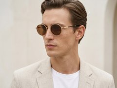 BS2012-1979_Golden_Oval_Metal_Sunglasses_corner-tryon_male