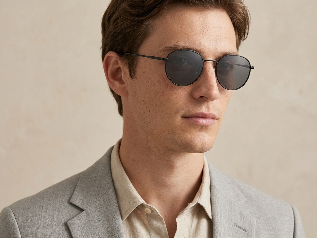 BS2012-1980_Black_Oval_Metal_Sunglasses-tryon_male