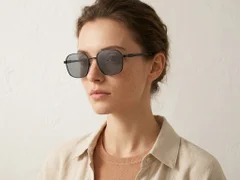 BS2012-1985_Black_Rectangular_Metal_Sunglasses_corner-tryon_female