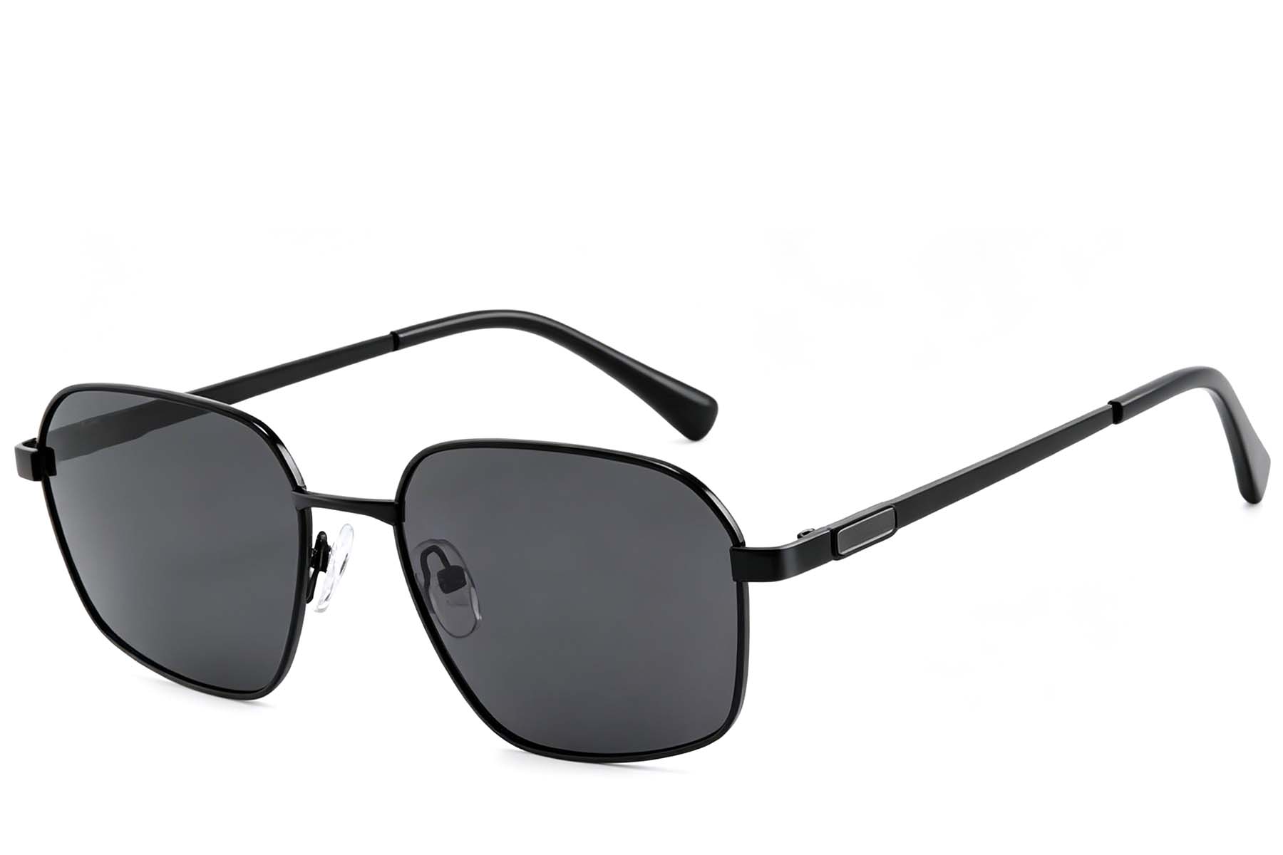 BS2012-1985_Black_Rectangular_Metal_Sunglasses_corner