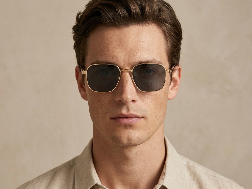 BS2012-1987_Golden_Rectangular_Metal_Sunglasses_corner-tryon_male