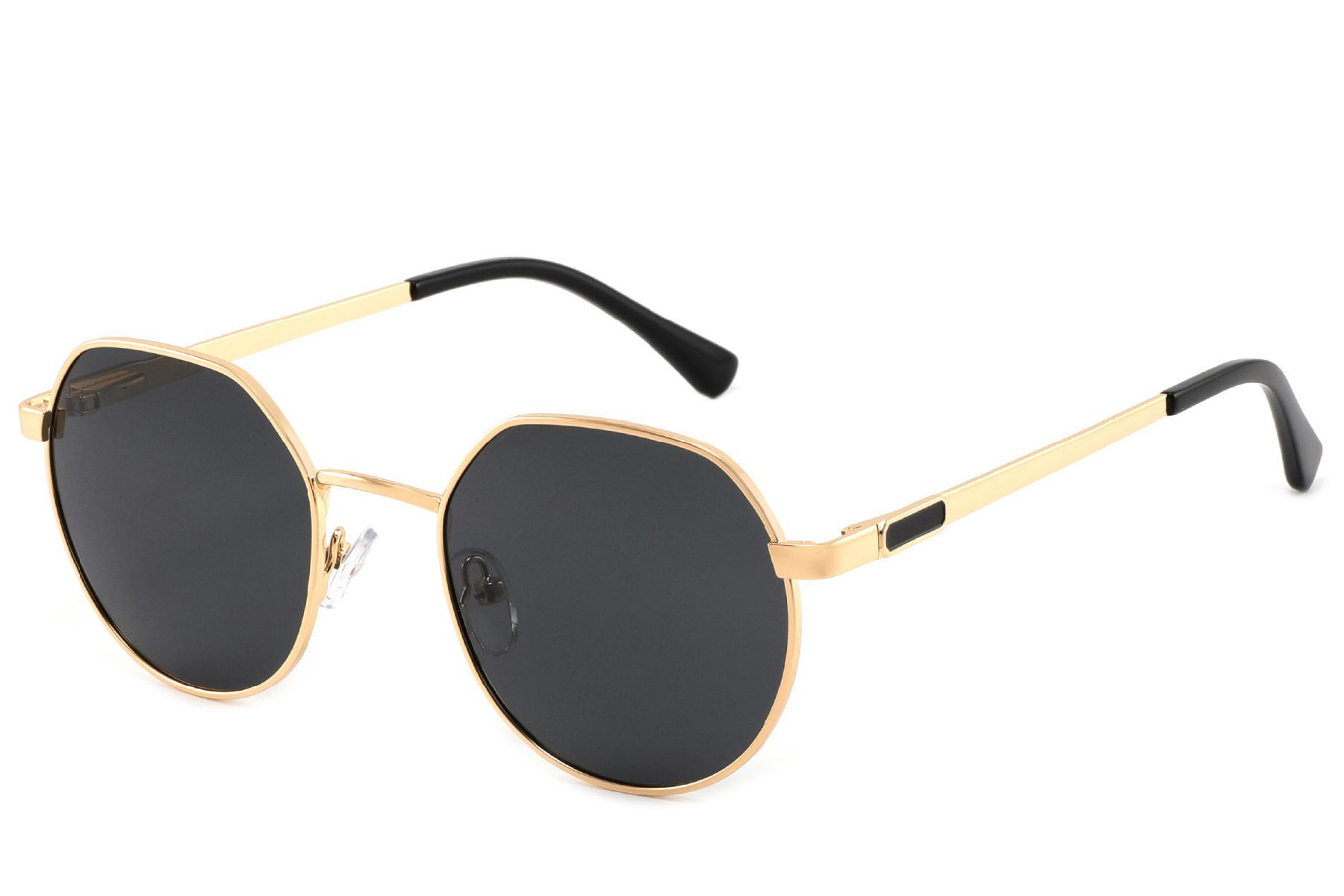 BS2012-1992_Golden_Oval_Metal_Sunglasses_corner