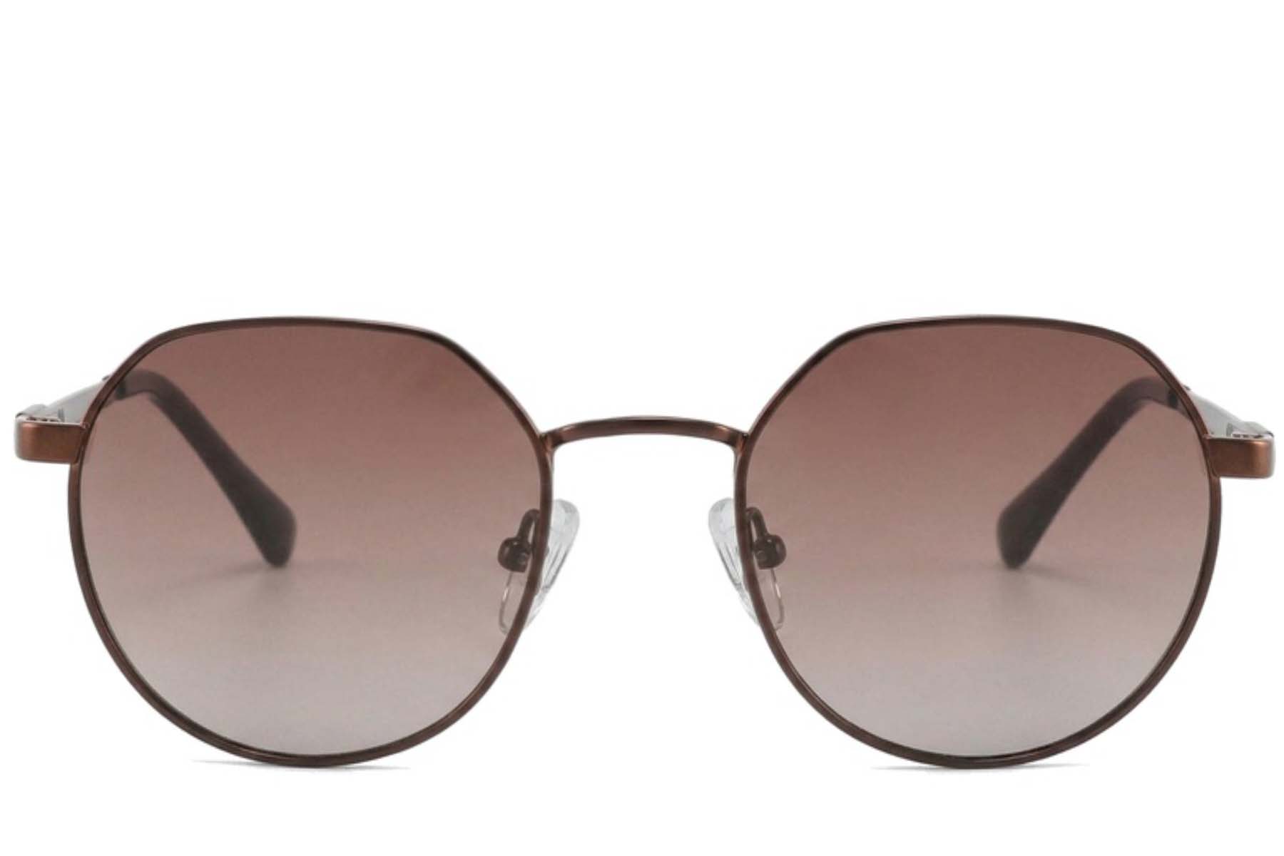 BS2012-1994_Brown_Oval_Metal_Sunglasses_corner-front