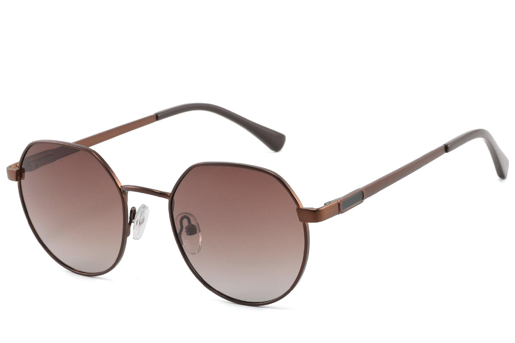 BS2012-1994_Brown_Oval_Metal_Sunglasses_corner