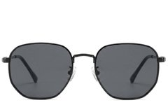 BS2012-1995_Black_Rectangular_Metal_Sunglasses_corner-front