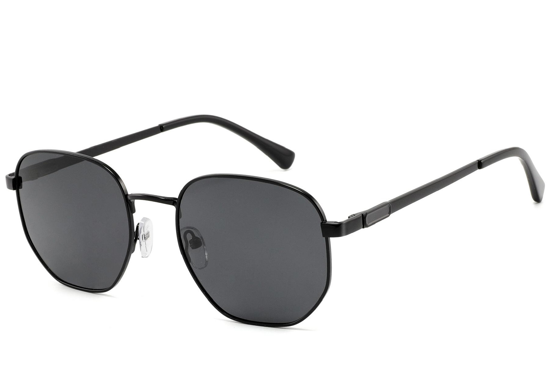 BS2012-1995_Black_Rectangular_Metal_Sunglasses_corner