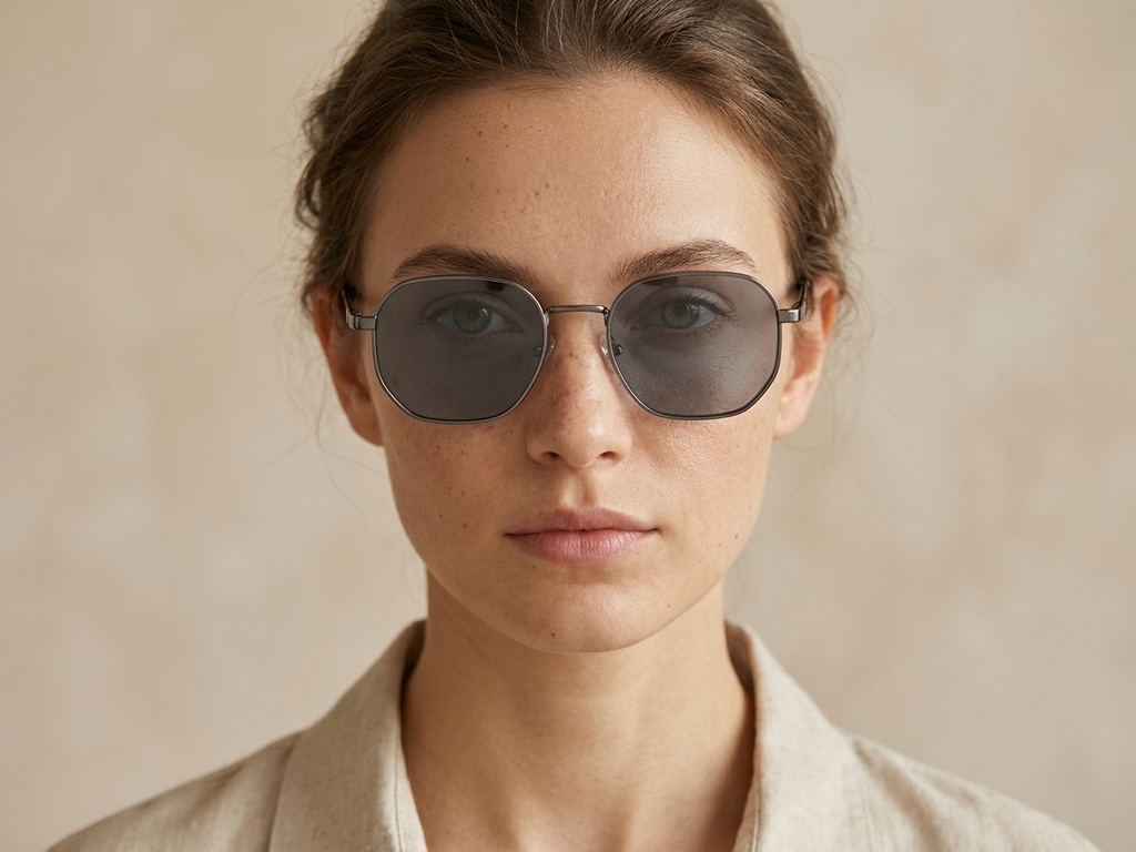 BS2012-1996_Grey_Rectangular_Metal_Sunglasses_corner-tryon_female