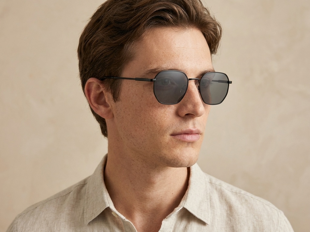 BS2012-2000_Black_Geometric_Metal_Sunglasses_corner-tryon_male