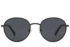 BS2012-2005_Black_Oval_Metal_Sunglasses_corner-front