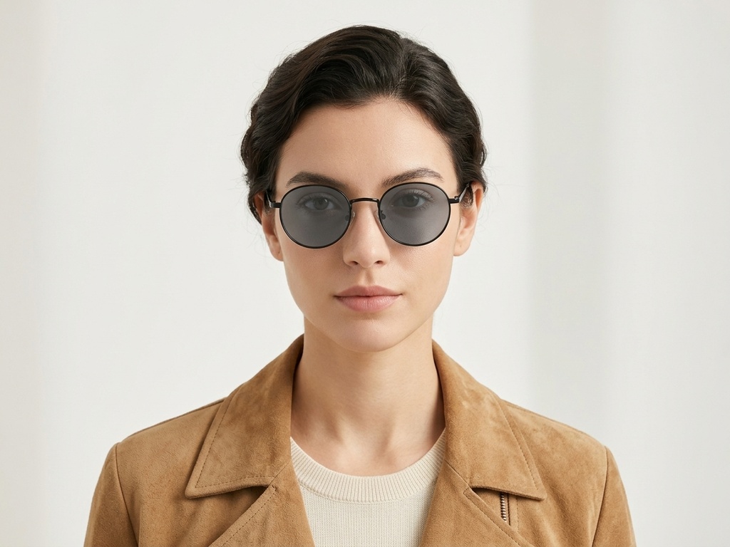 BS2012-2005_Black_Oval_Metal_Sunglasses_corner-tryon_female