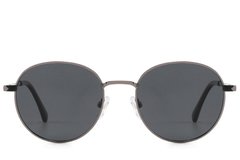 BS2012-2006_Grey_Oval_Metal_Sunglasses_front