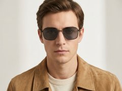 BS2012-2015_Black_Rectangular_Metal_Sunglasses-tryon_male