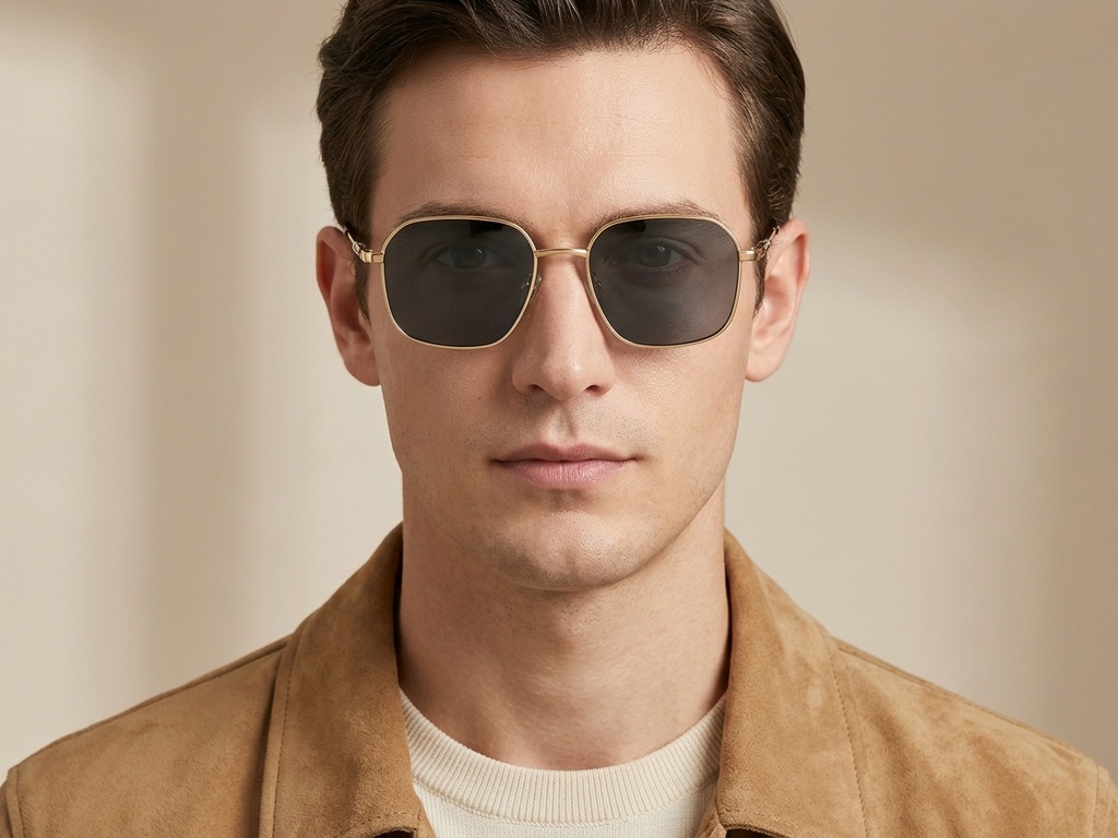 BS2012-2019_Golden_Rectangular_Metal_Sunglasses_corner-tryon_male