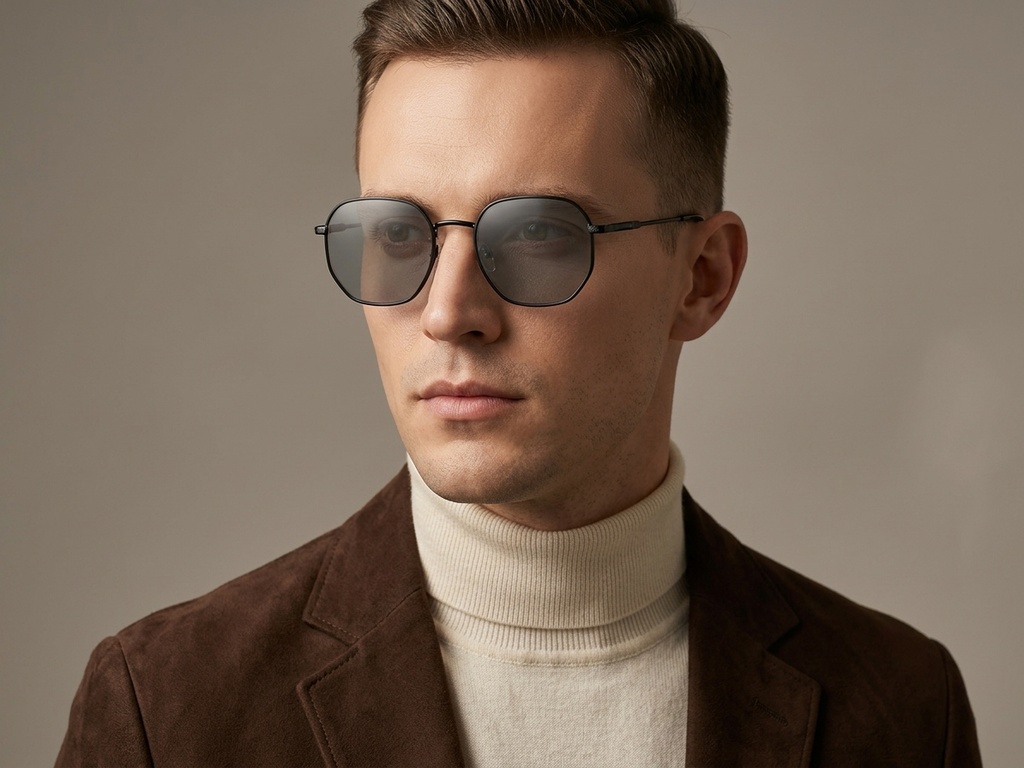 BS2012-2025_Black_Rectangular_Metal_Sunglasses_corner-tryon_male