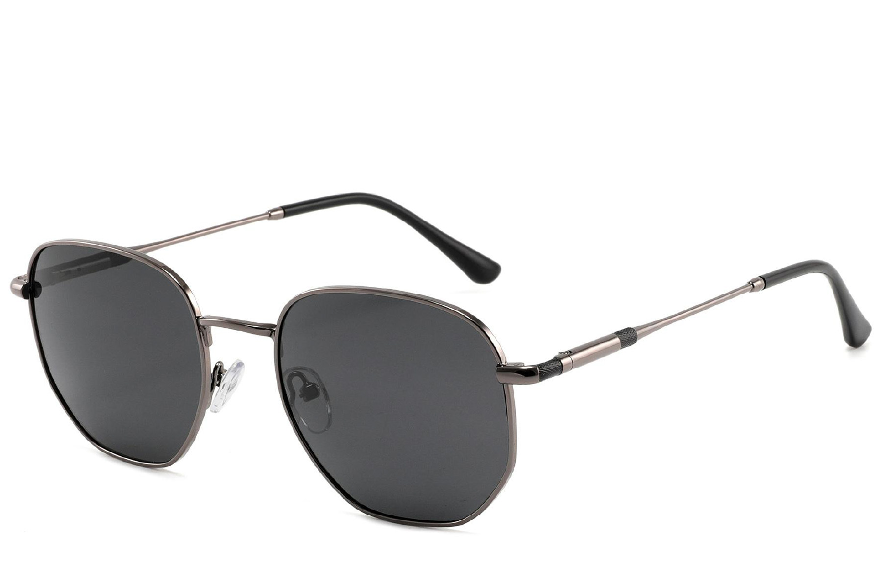 BS2012-2026_Grey_Rectangular_Metal_Sunglasses_corner
