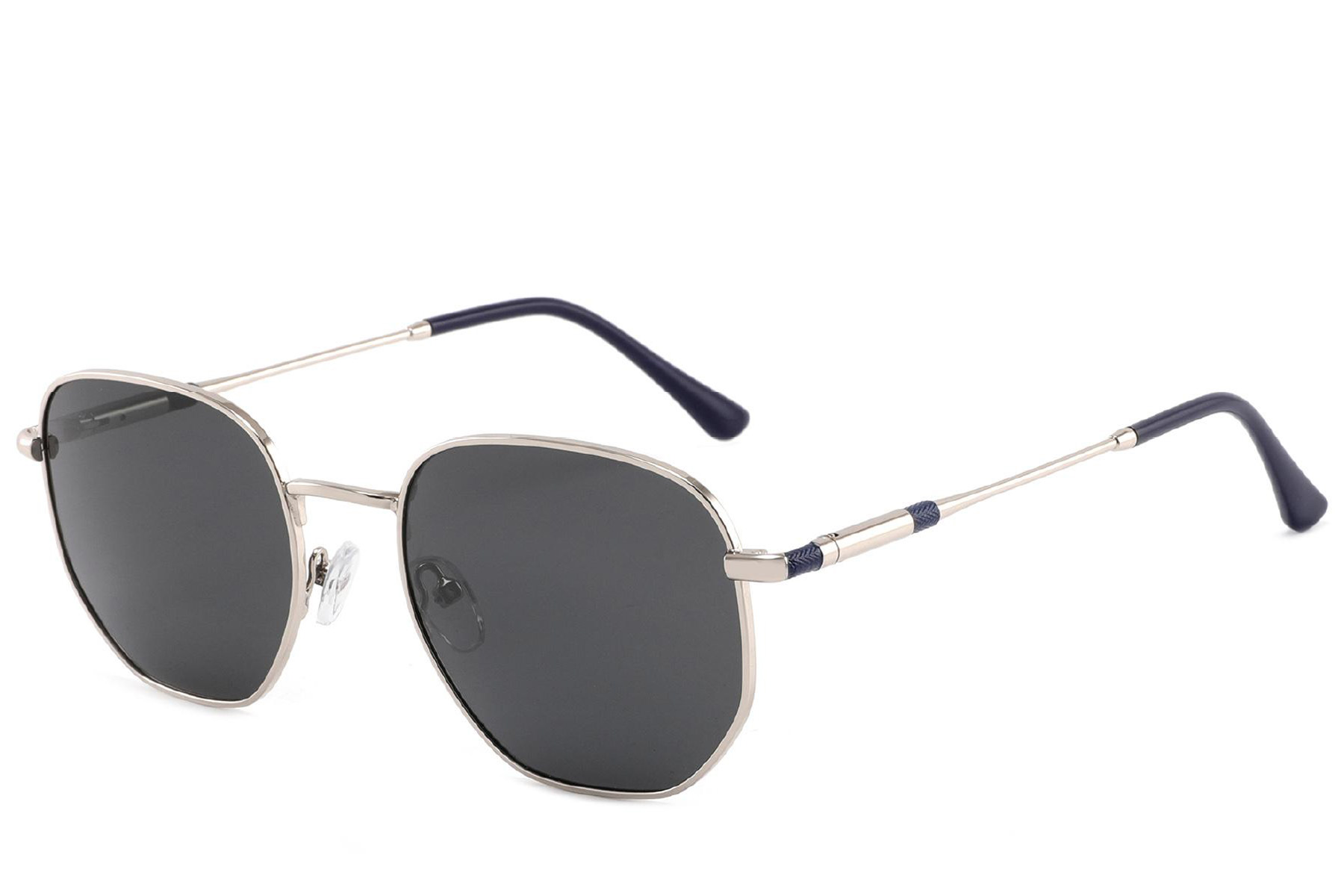 BS2012-2028_Silver_Rectangular_Metal_Sunglasses_corner