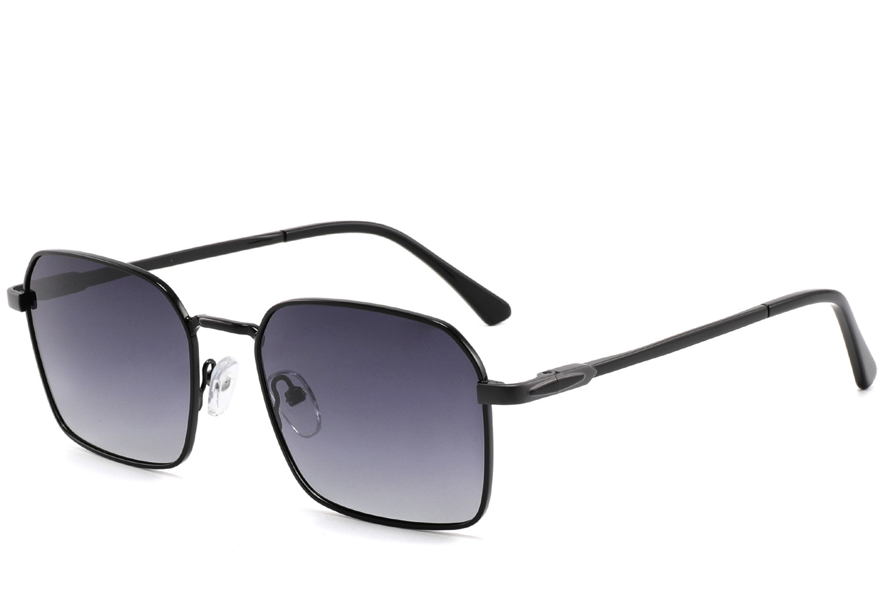 BS2012-2030_Black_Rectangular_Metal_Sunglasses_corner