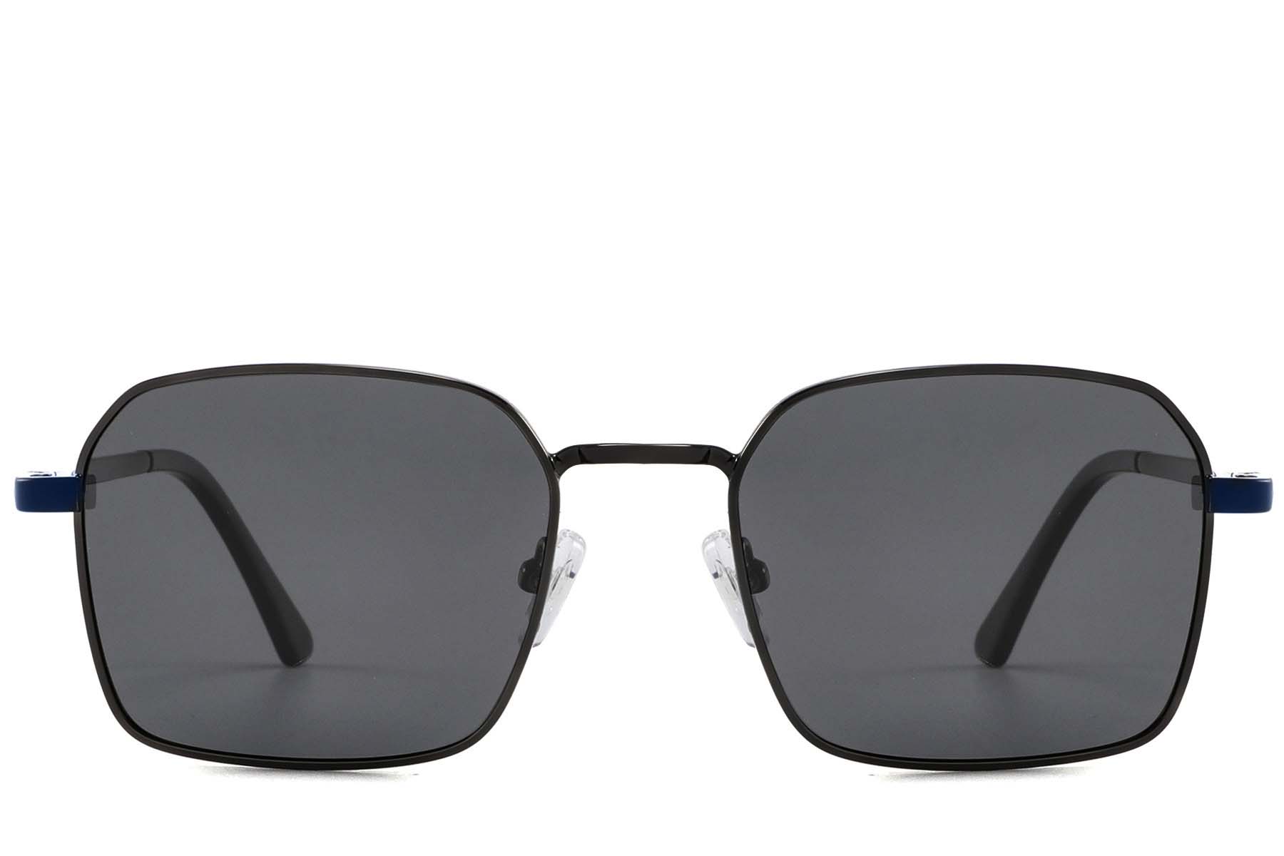 BS2012-2031_Black_Rectangular_Metal_Sunglasses_corner-front