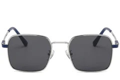BS2012-2033_Silver_Rectangular_Metal_Sunglasses_corner-front