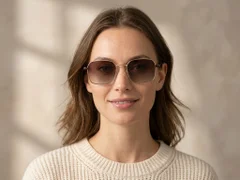 BS2012-2034_Golden_Rectangular_Metal_Sunglasses-tryon_female