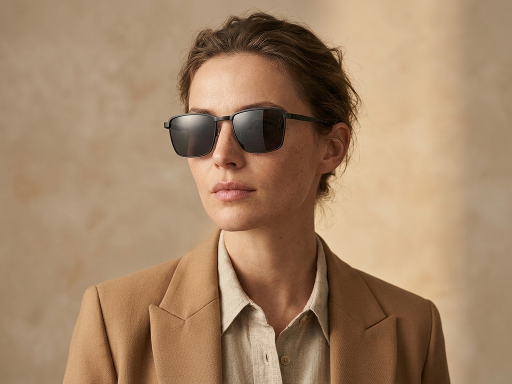 BS2012-2035_Black_Rectangular_Metal_Sunglasses-tryon_female