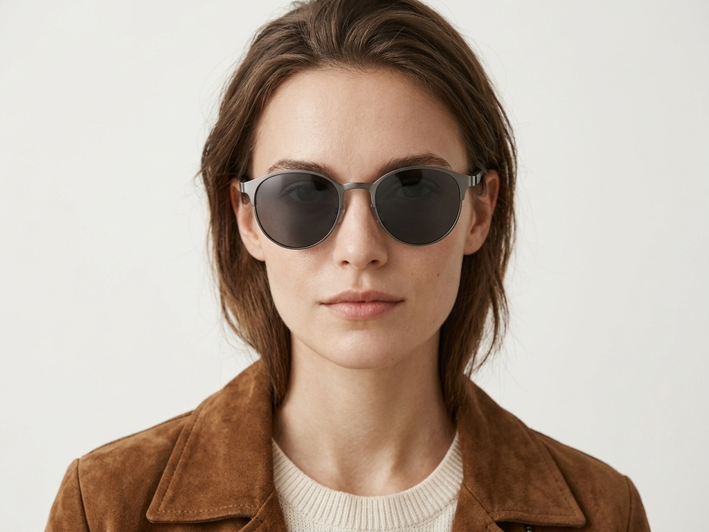 BS2012-2041_Grey_Oval_Metal_Sunglasses_corner-tryon_female