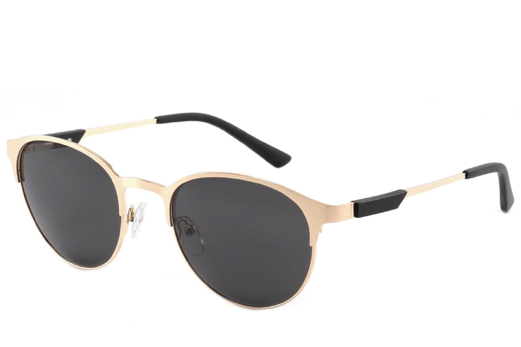 BS2012-2042_Golden_Oval_Metal_Sunglasses_corner