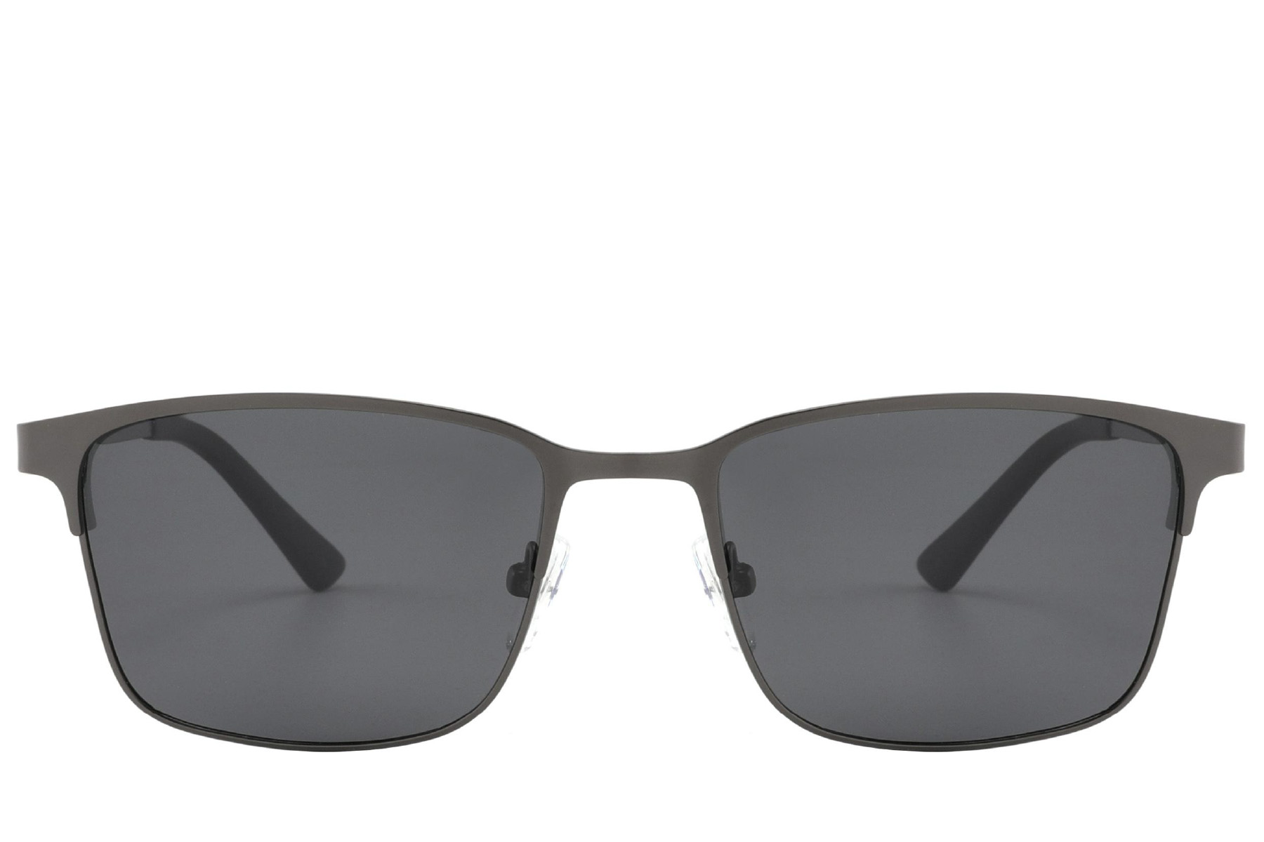 BS2012-2046_Grey_Rectangular_Metal_Sunglasses_front